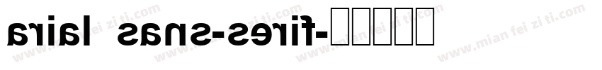 arial sans-serif字体转换